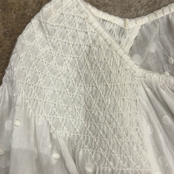 RARE FIND- INNIKA CHOO smock size 1. White, 100% linen. - Picture 9 of 15